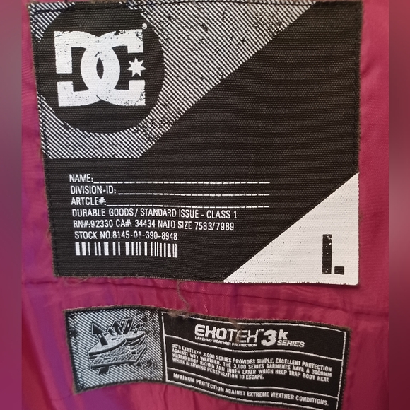 DC,  EXOTEK 3K series, Girls Pink Winter/Ski  Coat, L - Picture 4 of 4